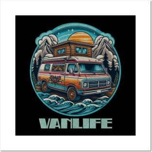 Waterfront Vanlife camper conversion Posters and Art